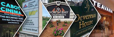 Sign Manufacturing Company in Boston Offers Quality Services.